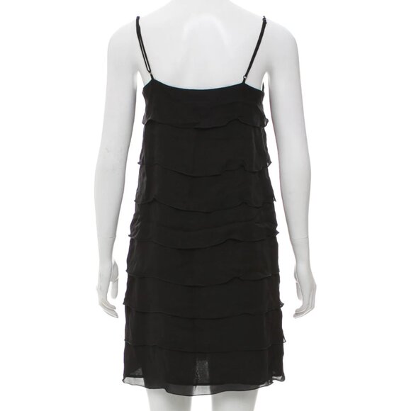 Nili Lotan Silk Tiered Mini Dress Size S - Picture 3 of 11